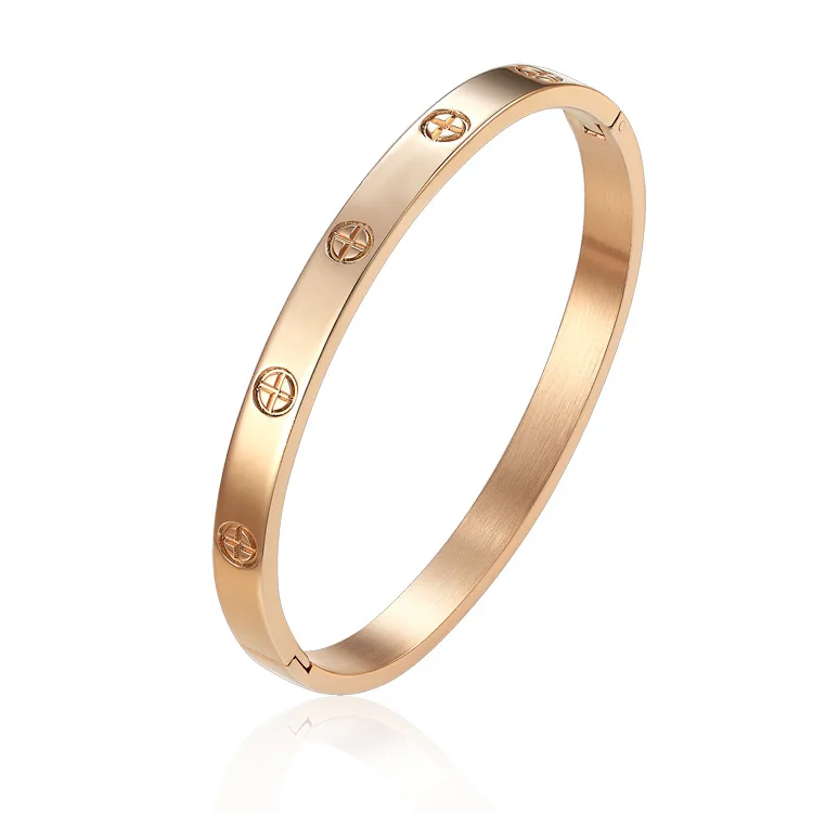 Модные ювелирные изделия из нержавеющей стали браслеты для влюбленных крест