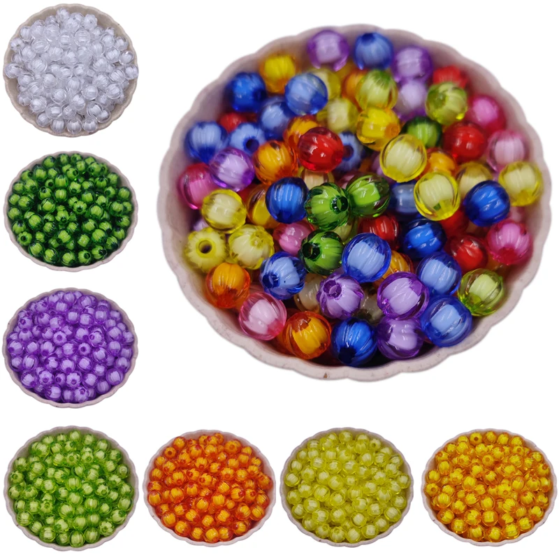 

Двухслойные бусины для бижутерии «сделай сам», бусины россыпью в виде арбуза, кулона, ожерелья, браслета, 40 шт., 8 мм