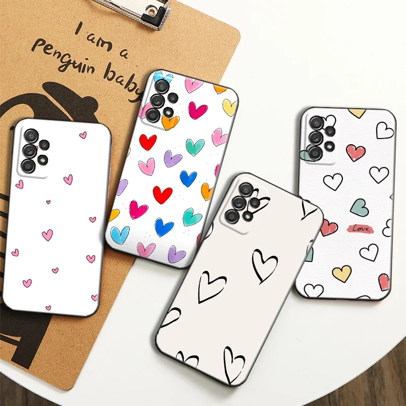 

Heart Cartoon Phone Case For Samsung Galaxy A72 S8 S8 Plus S9 S9 Plus Samsung S20 S20 FE S20 Lite Cases Back Cover Soft TPU