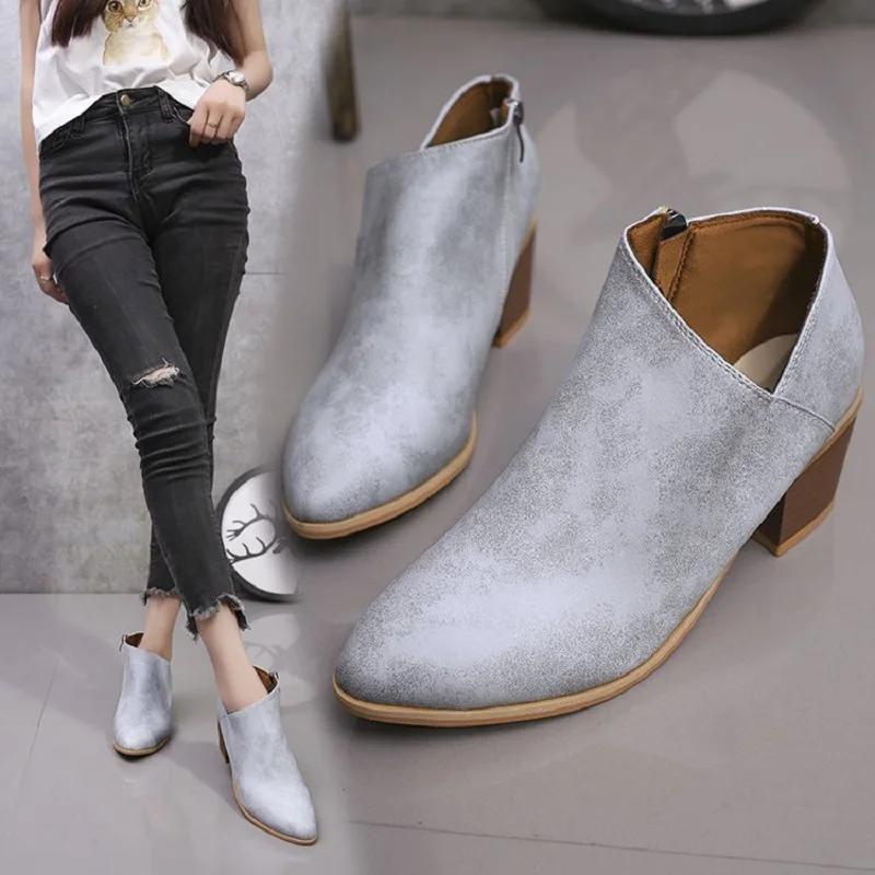 Новинка 2020 Демисезонные женские и мужские ботинки челси без шнуровки на среднем