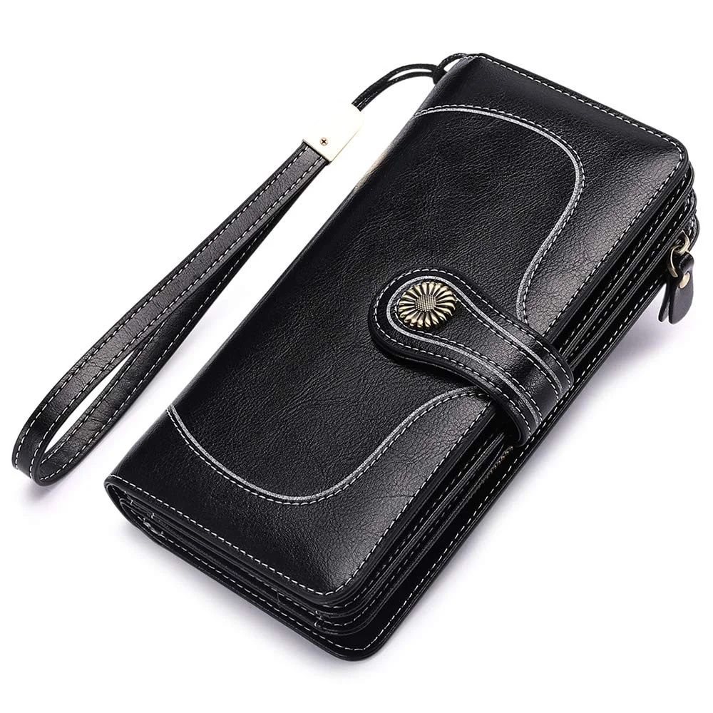 

Women's Wallet with RFID Protection Large Capacity Genuine Leather Wallet for WomenWomen's Wallet with RFID Protection Large Cap