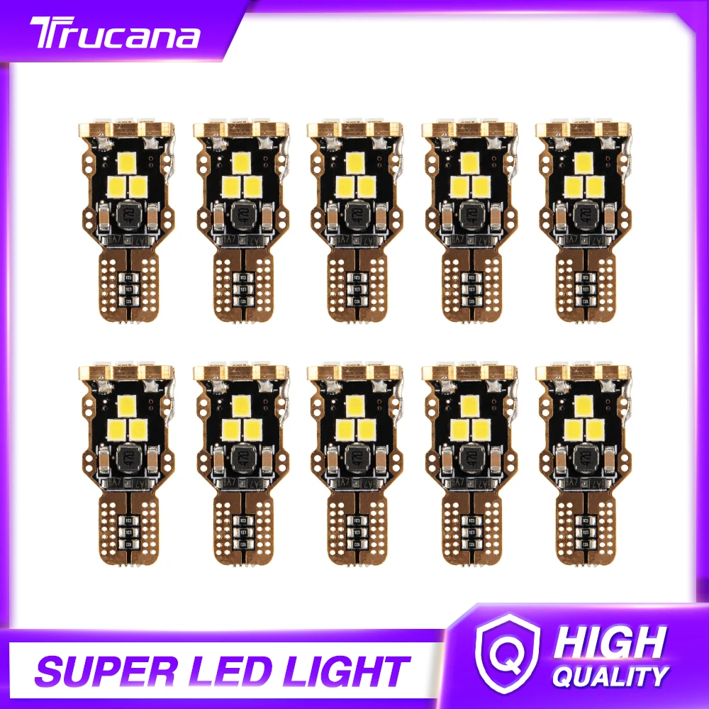 

Trucana 2pcs Canbus W16W T15 921 912 LED 2835 9 chips Reverse Light Bulbs Backup Parking Light Lamp Bulbs White NO ERROR