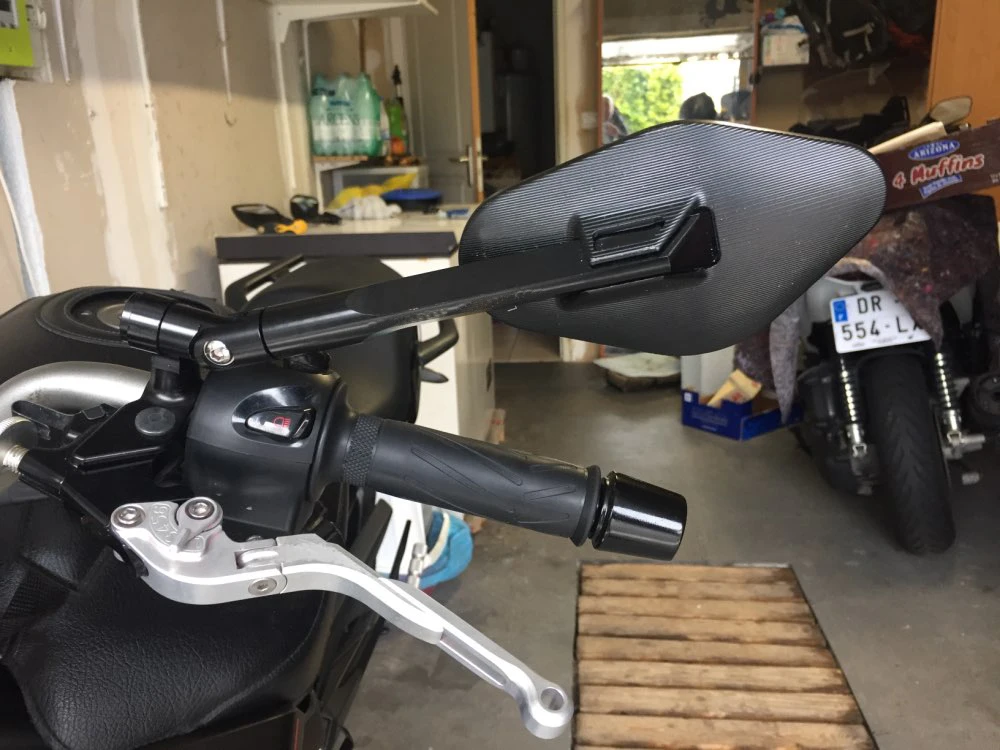 Универсальный 8 мм 10 moto rbike боковое зеркало алюминиевое CNC rcycle заднего вида для Yamaha