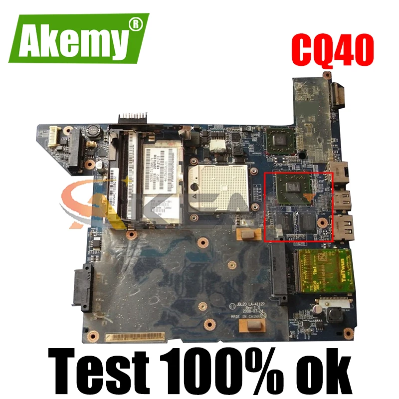 

518147-001 518147-501 для HP Presario CQ40 материнская плата для ноутбука LA-4114P 216-0707011 512 М DDR2 материнская плата для ноутбука