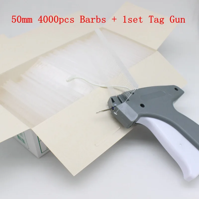 Пистолет для бирки 1 комплект 50 мм 4000 шт новые стандартные одежды | Дом и сад