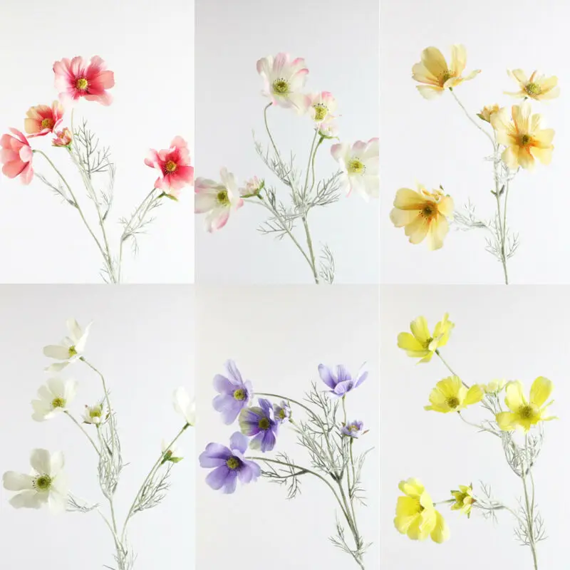 Искусственный букет Космос искусственный Цветы Листья шелк Свадебная вечеринка