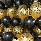 20 шт., латексные шары в виде черных животных