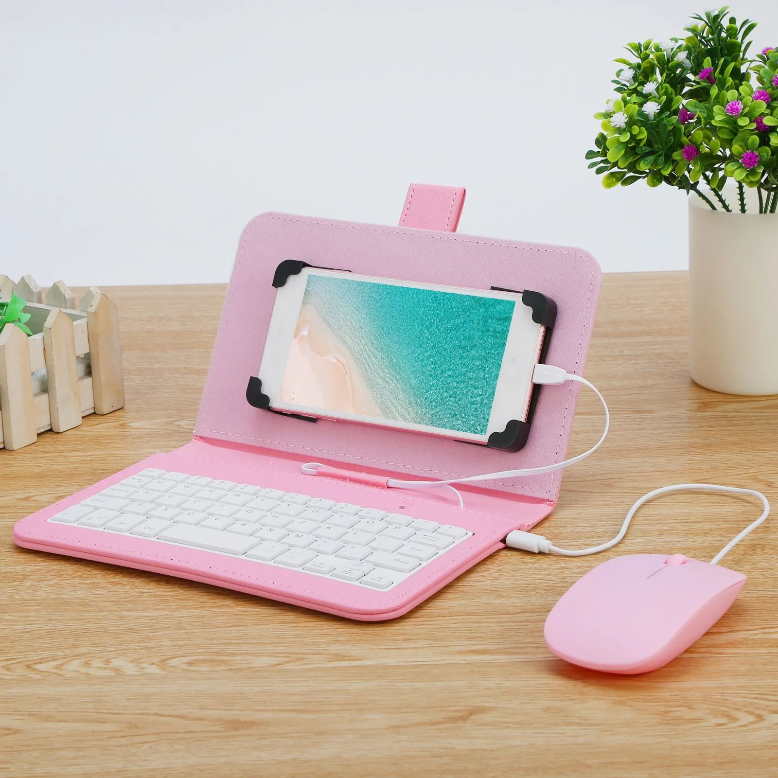 

Mobile phone keyboard and mouse suit, For huawei, samsung, xiaomi,oppo,vivo leather shell, suitable for android mobile phones