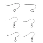 Застежки-крючки для сережек из нержавеющей стали 316, 50 шт.лот