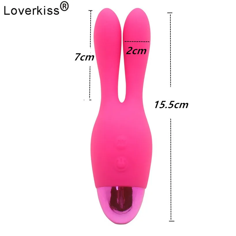 Секс игрушки Loverkiss для женщин USB устройство 10 скоростной двойной мотор