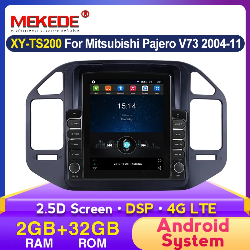 Автомагнитола MEKEDE 9 7 дюйма мультимедийный плеер для Mitsubishi Pajero V73 V77 V68 V75 1997 2011 Android