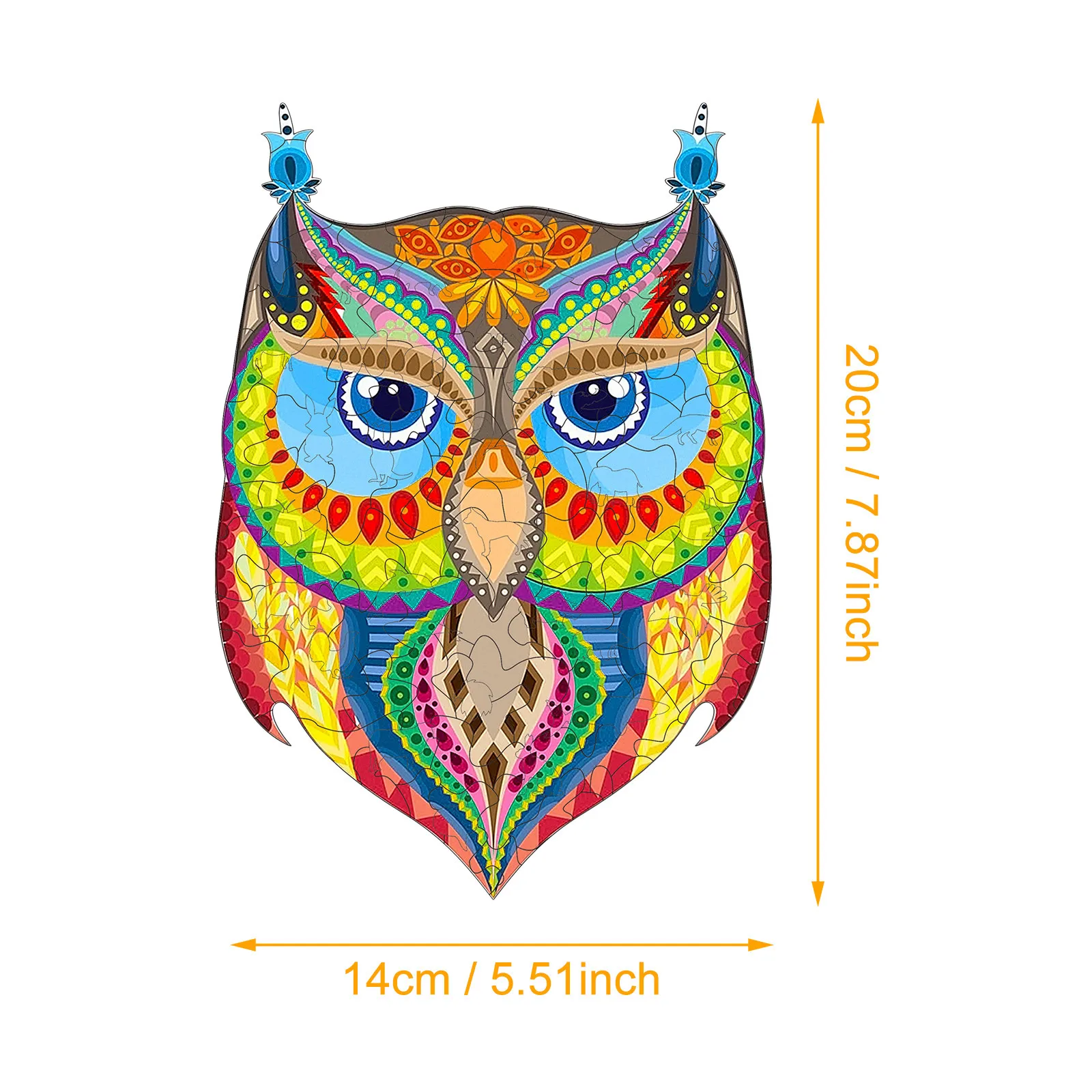

owl 3D Animal Puzzle Wooden Puzzle Each Piece is Animal Shaped Puzzles Gift For Adults And Kids houten Jigsaw voor volwassenen