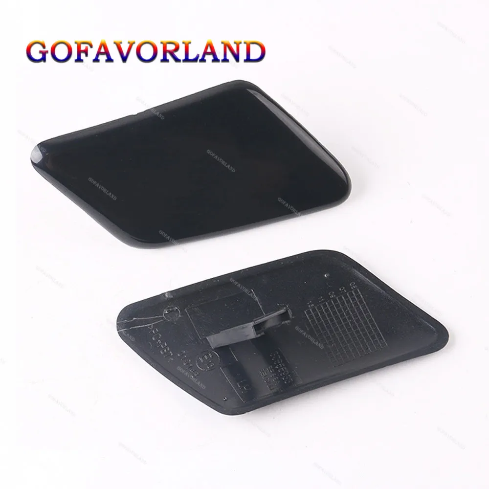 

2Pcs Front Bumper Headlight Washer Nozzle Cover Left & Right Unpainted 39876478 39876479 Fit For Volvo C30 2007 2008