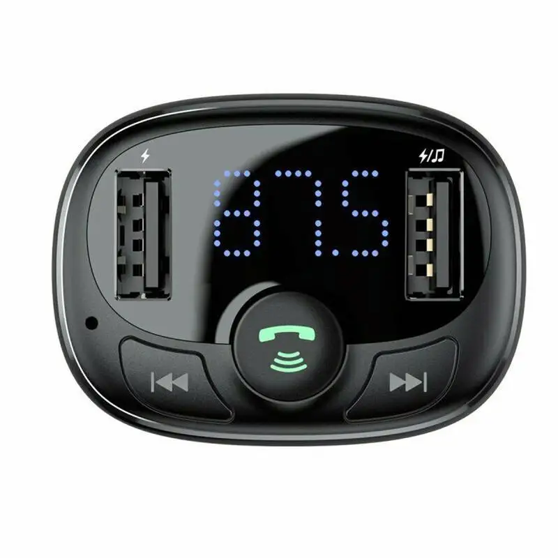 

Bluetooth FM car hands-free audio MP3 player with 3.4A FM modulator USB car dual charger K1D5