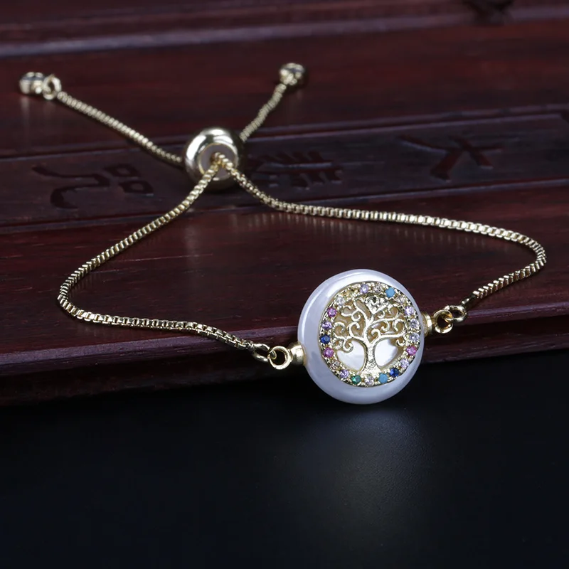 multiple cz pave gold toy car bag charm round coin pearl bead connector charms dainty link bracelets for women best jewelry gift | Украшения