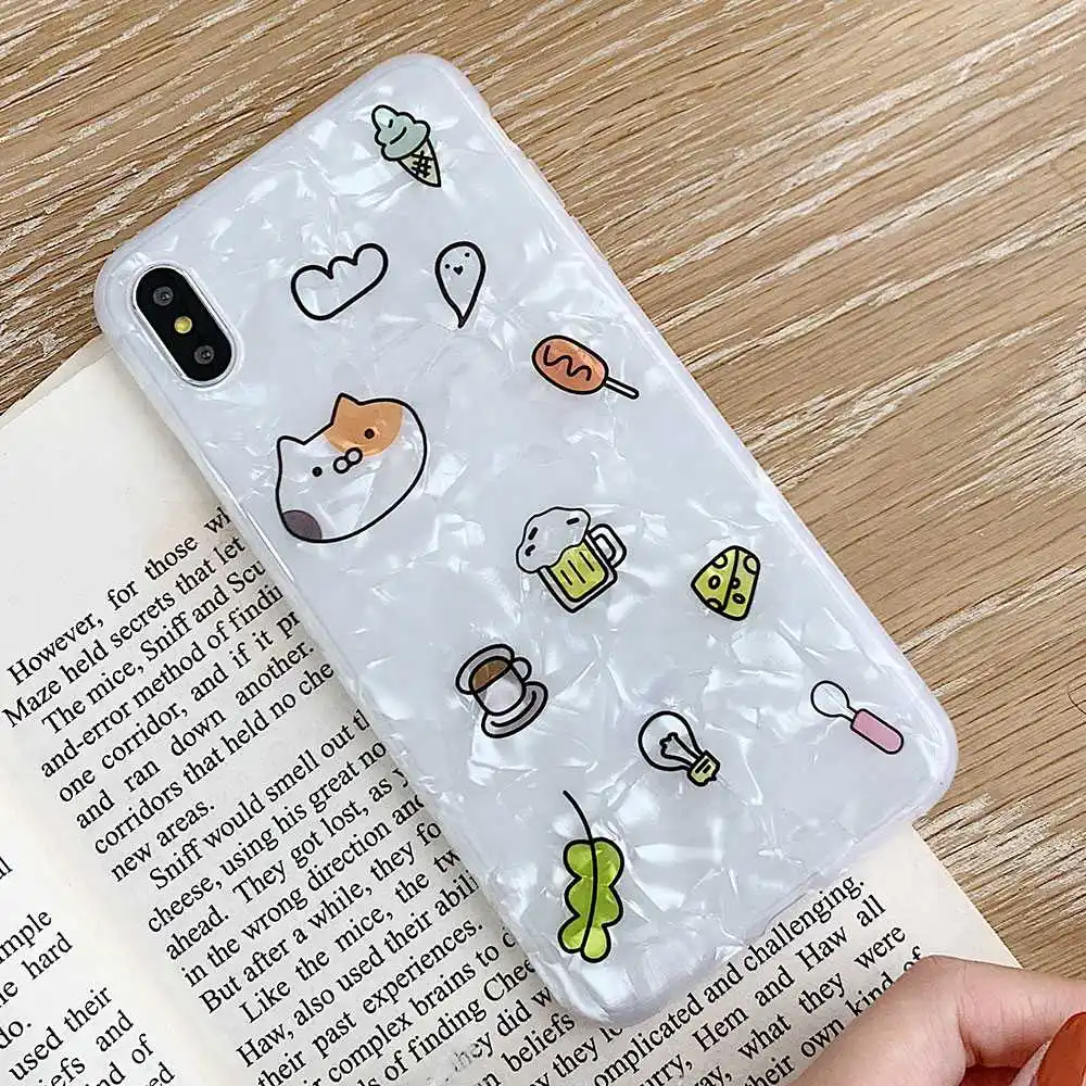 KISSCASE милый мультяшный чехол для телефона iPhone XS Max X XR 8 7 6 6S Plus задняя крышка ракушка