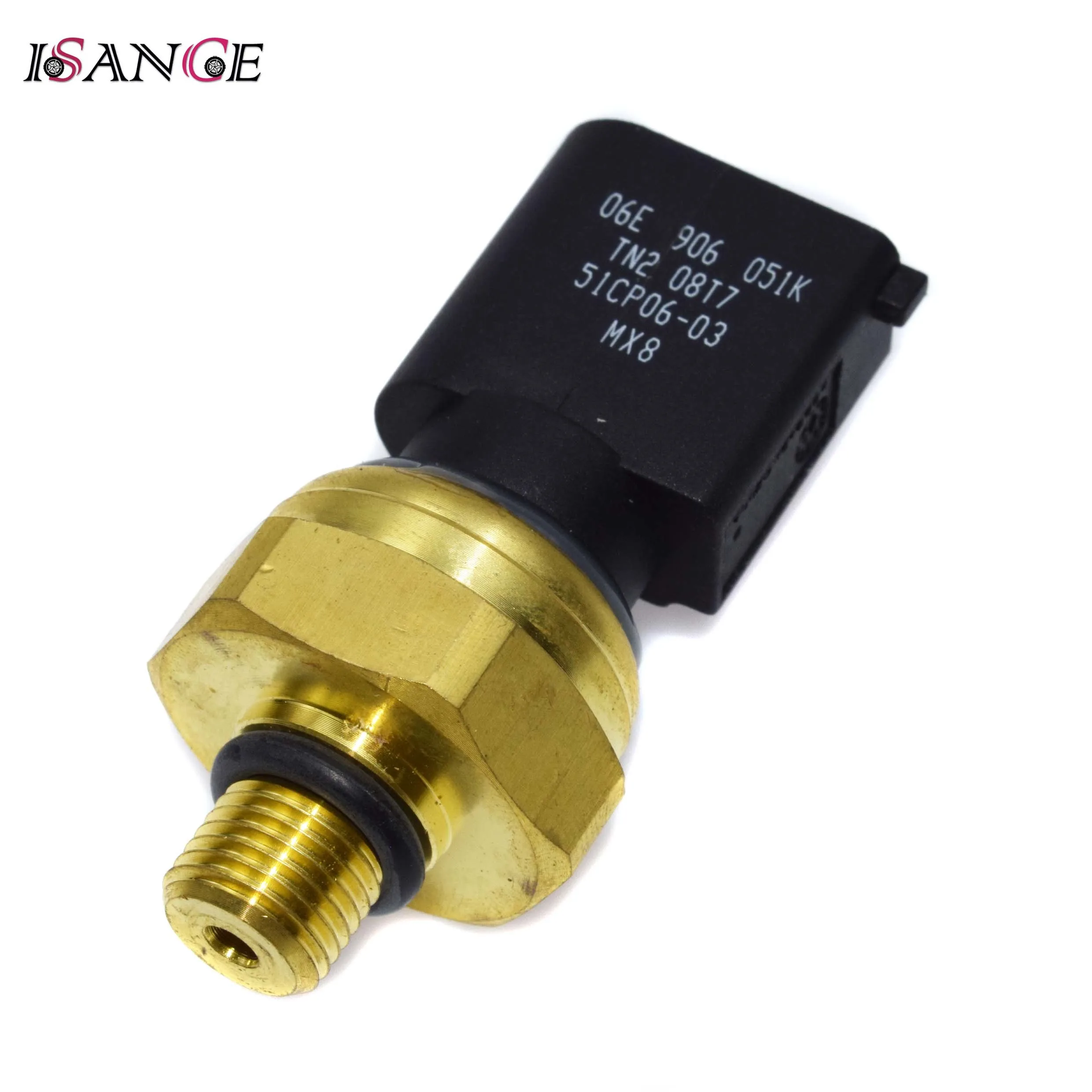 ISANCE датчик давления впрыска топлива для VW EOS GOLF JETTA AUDI A3 A4 A5 A6 SEAT SKODA 2 0 3 4 OEM # 06E 906