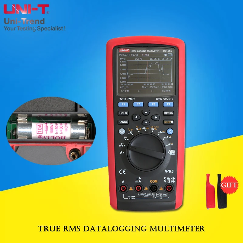 UNI T UT181A истинное среднеквадратичное значение IP65