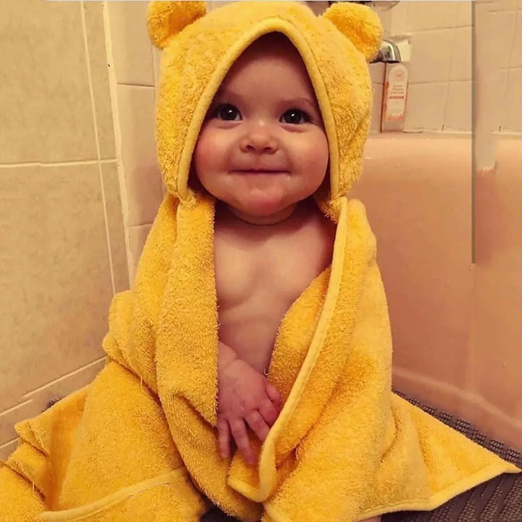 

Kwaii Baby Kids Blanket Winter Soft Cotton Bathrobes Towel For Newborn Baby Swaddle Blanket Sleeping Baby Towel Newborn