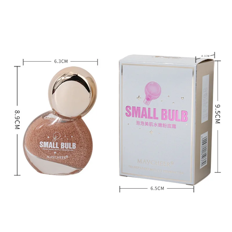 Пузырьковая основа для тела крем увлажняющий консилер Жидкая под макияж сухой