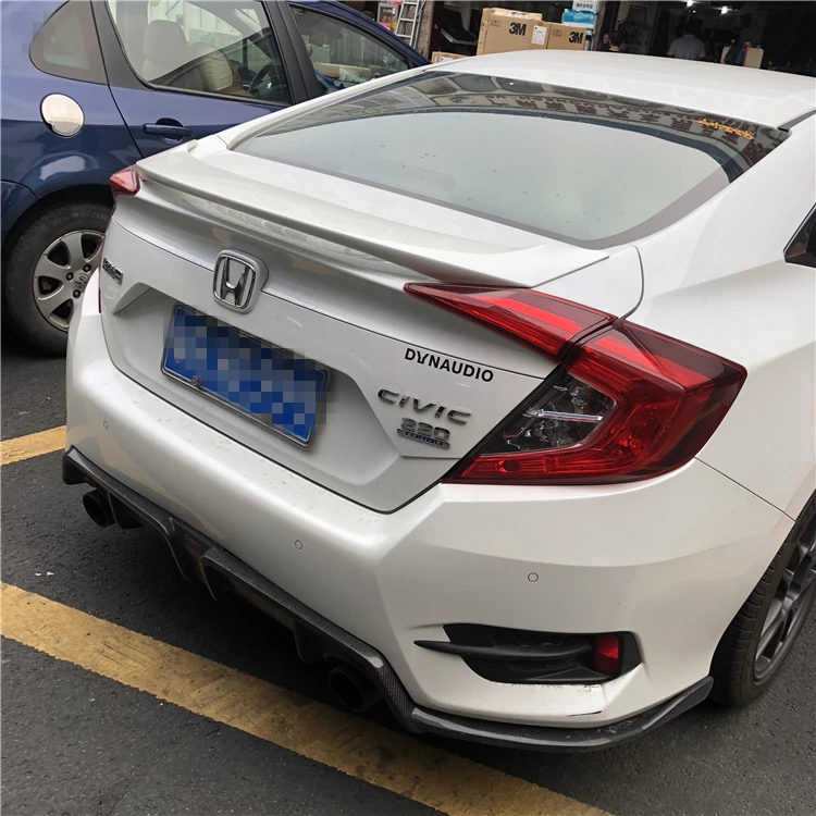 Спойлер заднего крыла для HONDA civic 2016 2018 Civic MC из высококачественного АБС