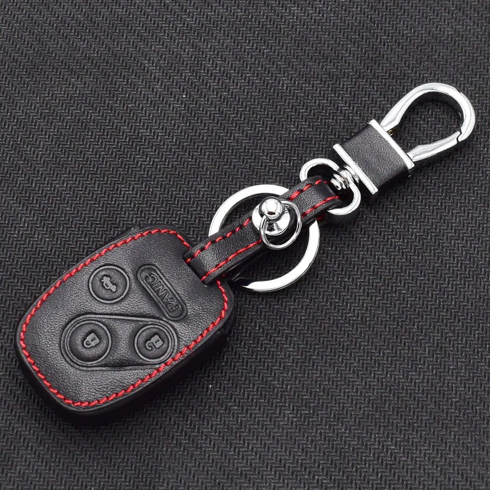 Кожаный чехол для автомобильного ключа Honda CR-Z Ridgeline Civic Insight Pilot Accord Element 4 брелок