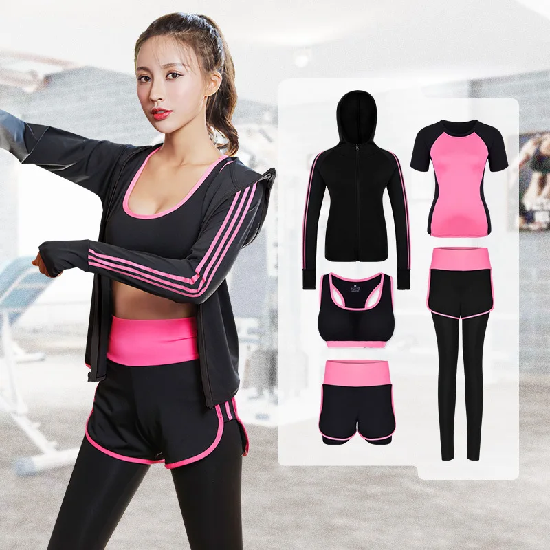 

Tracksuit Women Gym Yoga Set Women Sport Suit Jogging For Fitness Running Training Tracksuit Women Outdoor Leisure Sportswear