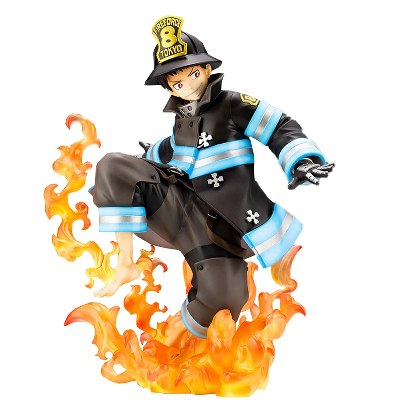 

Экшн-фигурка Kotobukiya Artfx J Fire Force Shinra Kusakabe из мультфильма, коллекционные игрушки для мальчиков, Рождественский подарок
