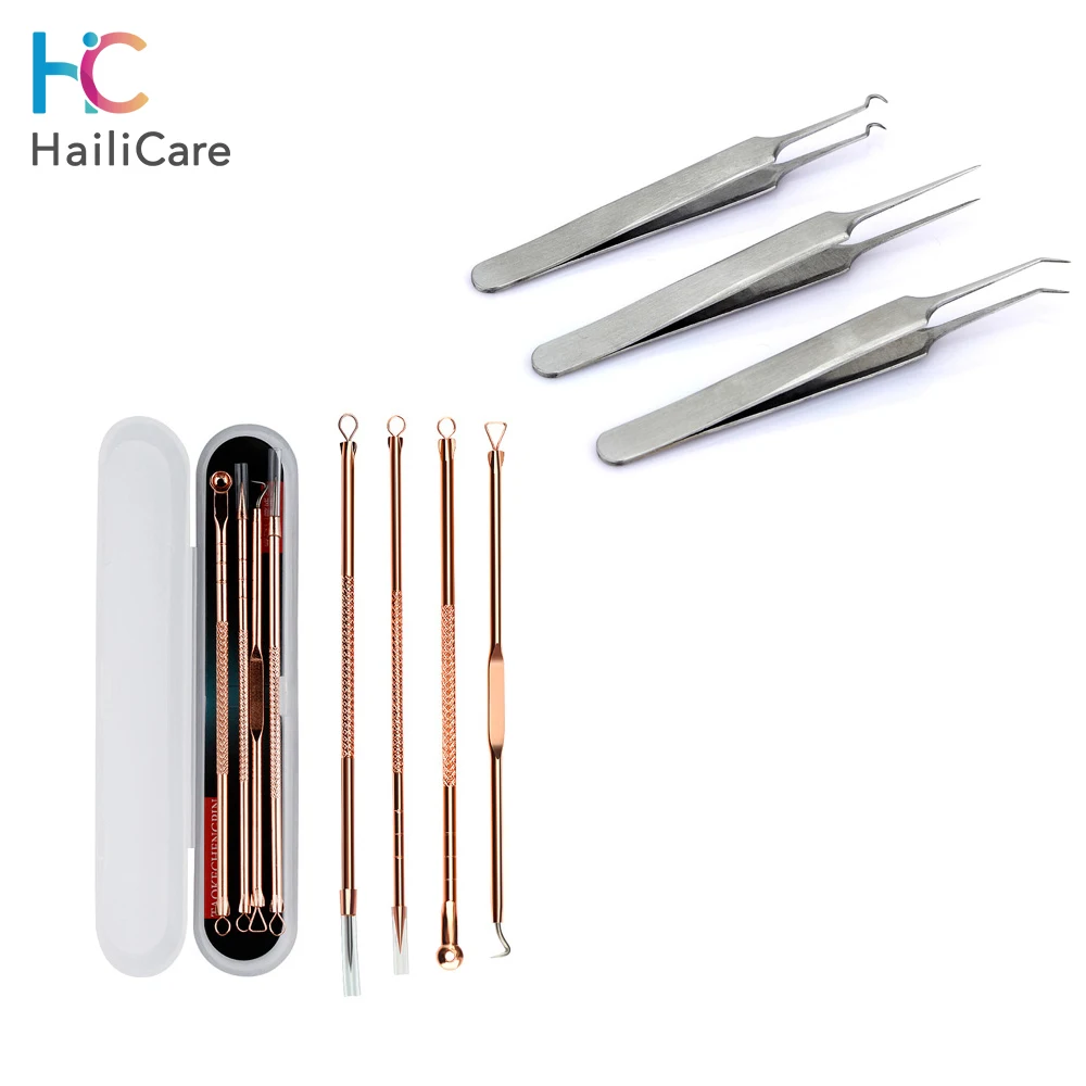 Пинцет для удаления угрей пинцет из нержавеющей стали прыщей точки экстрактор