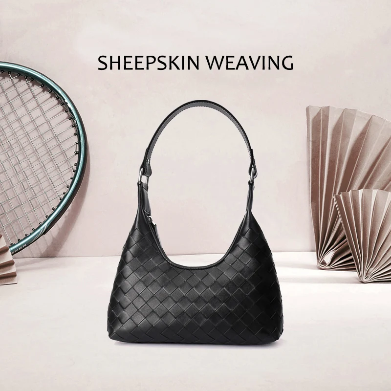 Наклонная Женская плетеная Сумка через плечо с новым рисунком внутренние и