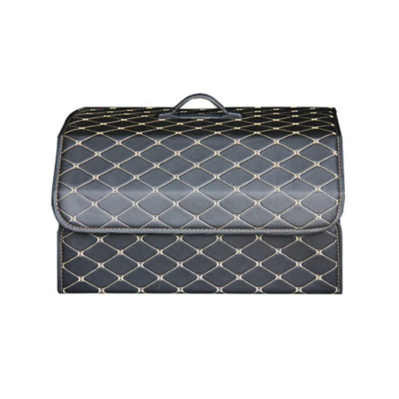 Автомобильная сумка для хранения складной из искусственной кожи багажник