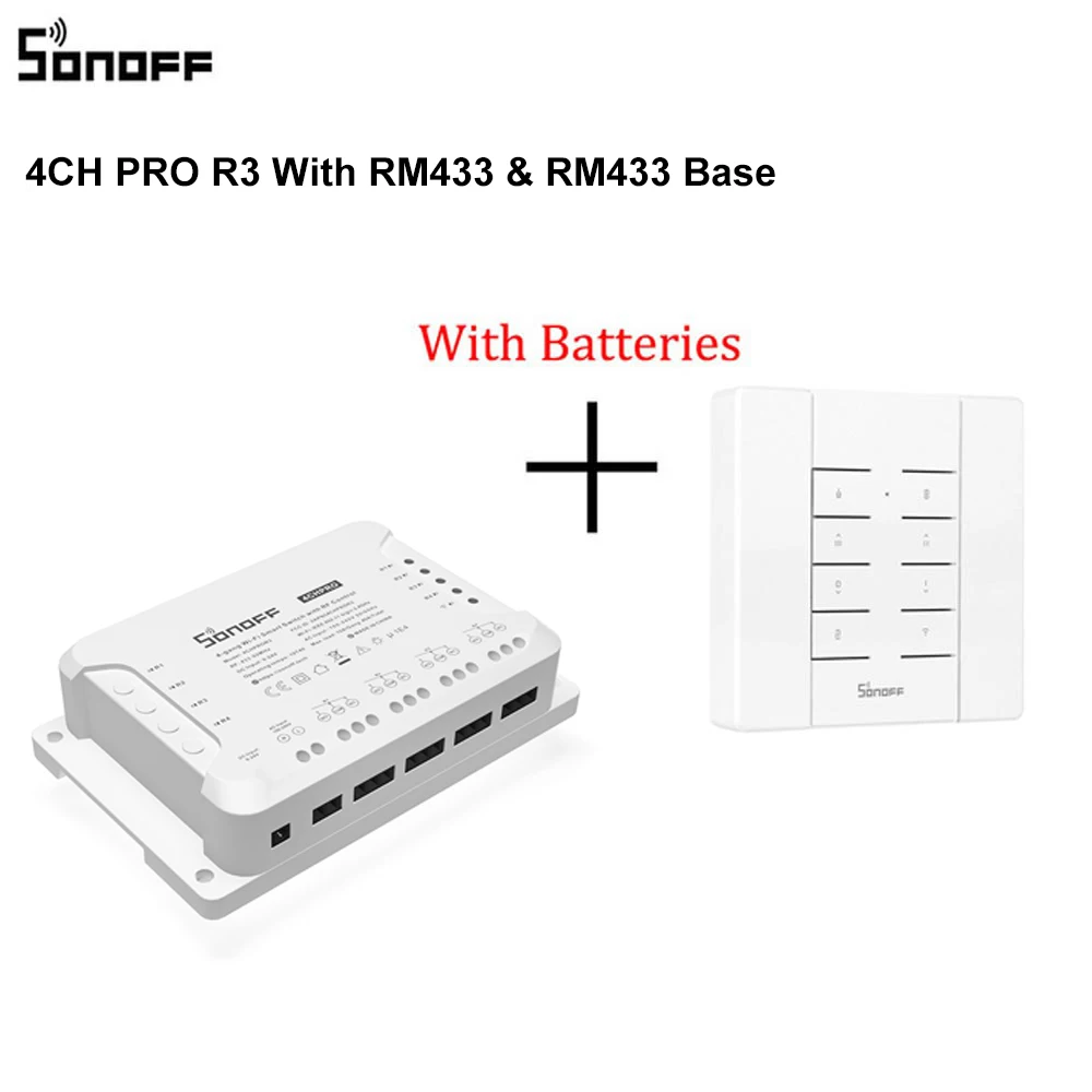 

SONOFF 4CH PRO R3 умный выключатель 4 канала