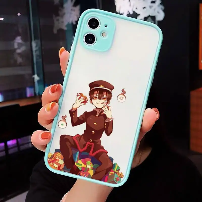 

Jibaku Shounen Hanako Kun Toilet-bound Phone Cases matte transparent For iphone 7 8 11 12 plus mini x xs xr pro max cover