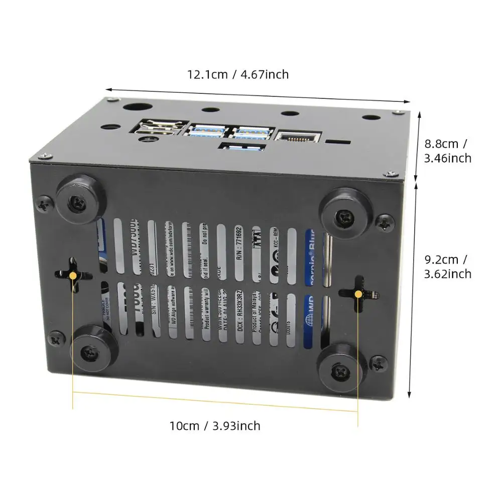 Металлический Чехол NVIDIA Jetson Nano T300 для набор разработчиков и 2 5 дюйма SATA SSD/HDD экран