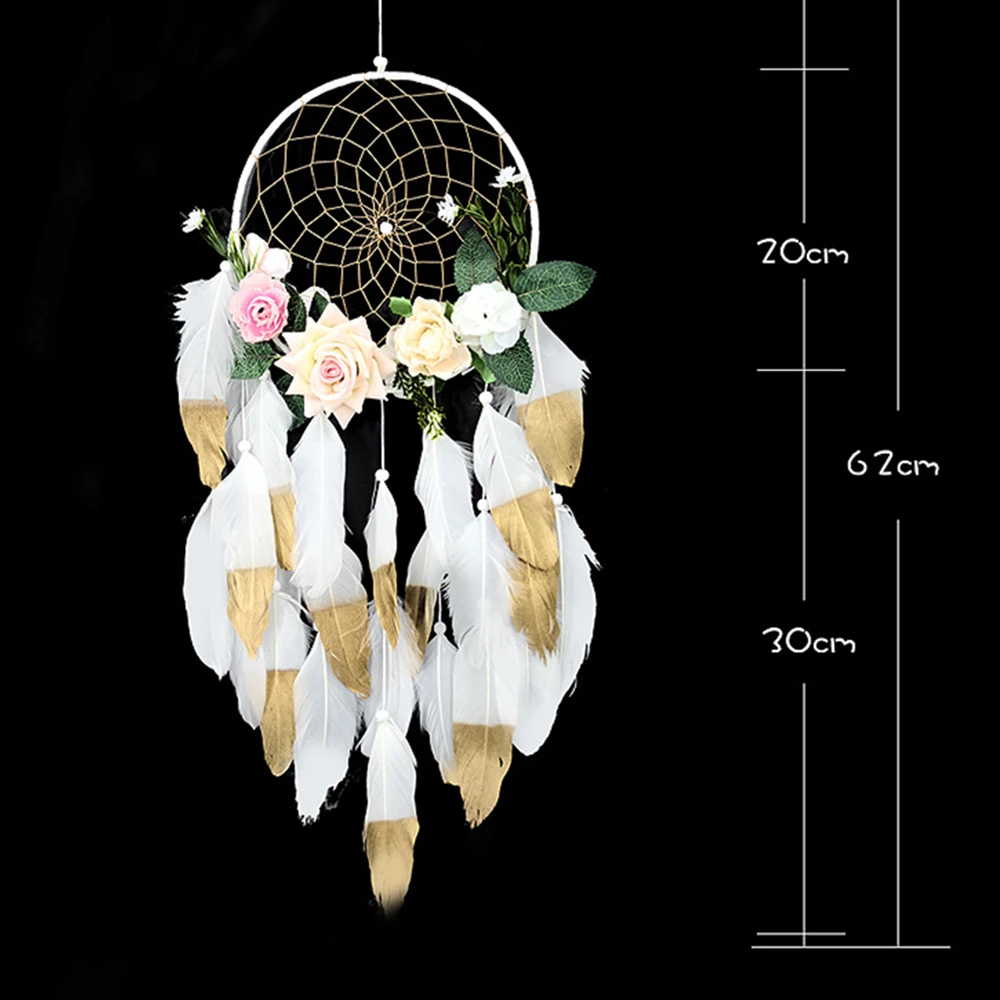 1 шт. домашнее украшение Ловец снов перья ручные тканые украшения колокольчик