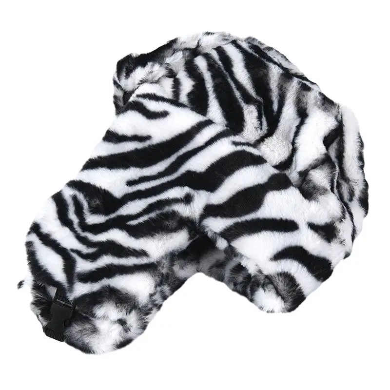 Плотная теплая зимняя шапка женская шапка-ушанка Охотничья Лыжная флисовая