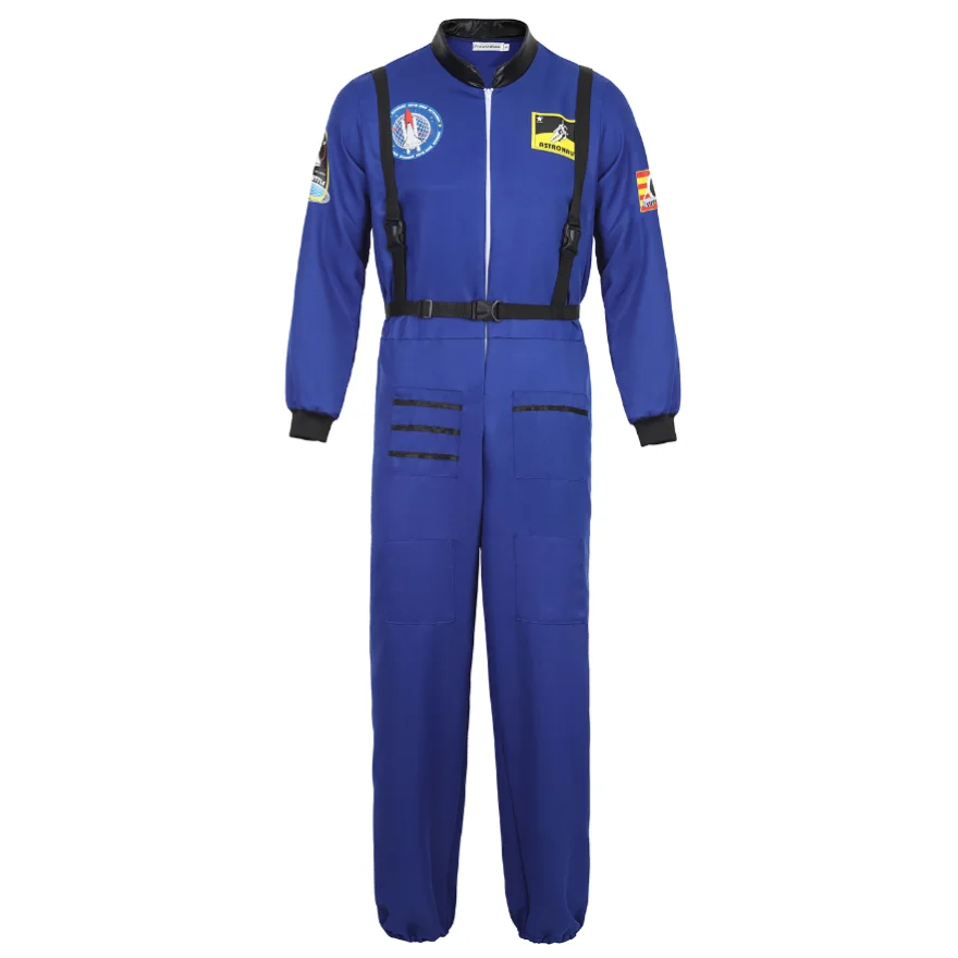 Men/Women Astronaut Suit Space Costume Flight Uniform Adult Spaceman Jumpsuit Halloween Cosplay Costumes Plus Size |