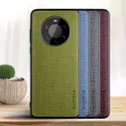 Чехол для Huawei Mate 40 Pro Plus, чехол из искусственной кожи с перекрестным узором, мягкий ТПУ твердый чехол для телефона, чехол для Huawei mate 40 pro