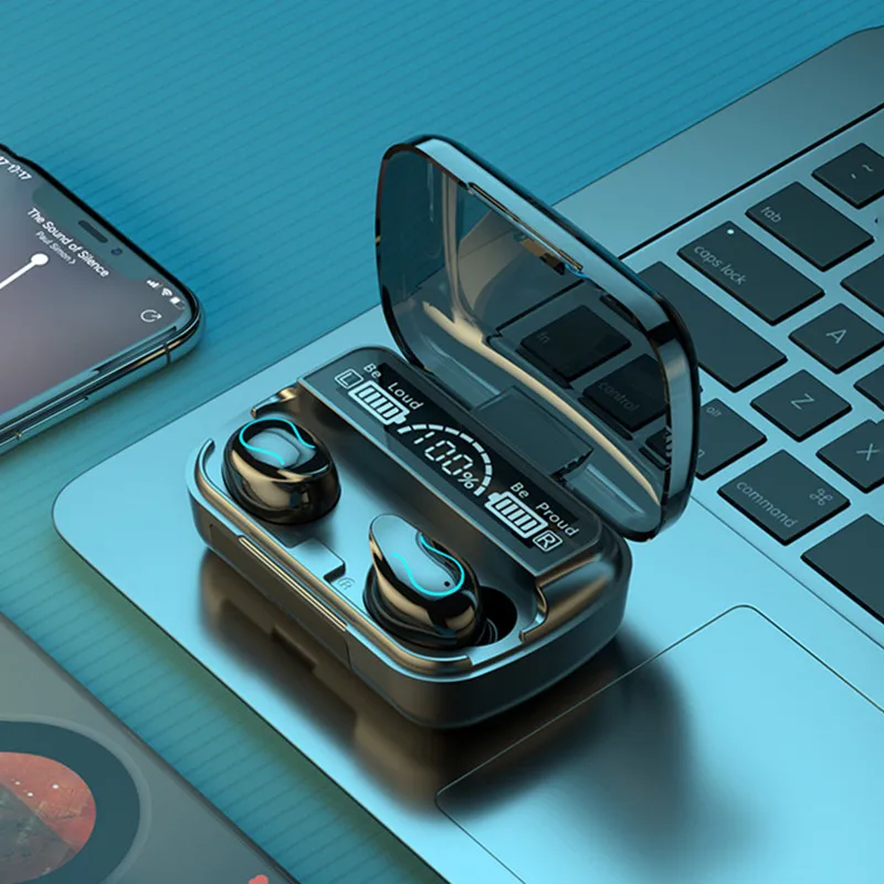 

TWS 3D Touch Wireless Earphones Bluetooth-compatible V5.1 In-ear Earpiece Sports Waterproof Headset