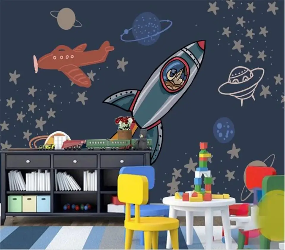 Фотообои 3d размеров под заказ настенные 3D-обои для гостиной детской комнаты