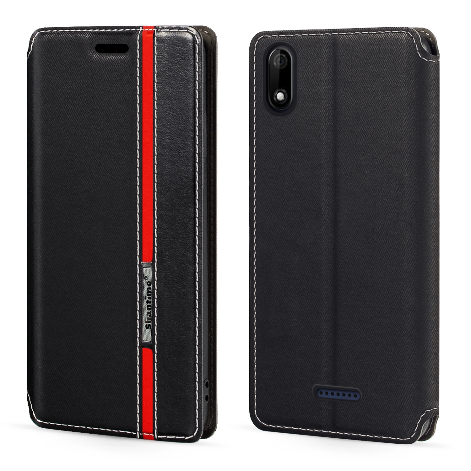 

For Wiko Y60 Case Fashion Multicolor Magnetic Closure Leather Flip Case Cover with Card Holder 5.45 inches