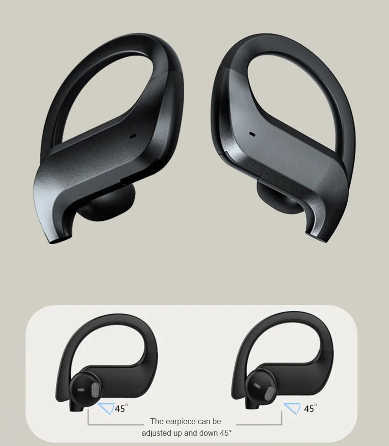 

Wireless Bluetooth Earphone Sport Waterproof Wireless Headphones Touch Control Tws Earbuds Headsets For Smart Phones Dropship