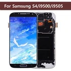 Протестированная Замена качества AA для Samsung GALAXY S4 i337 i9505 i9500 ЖК-дисплей кодирующий преобразователь сенсорного экрана в сборе + рамка + Инструменты