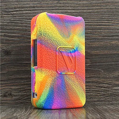 Rainbow Чехол с текстурой для Vaporesso GEN 220W TC Box MOD Vape силиконовый чехол с гелевым покрытием - Цвет: Rainbow