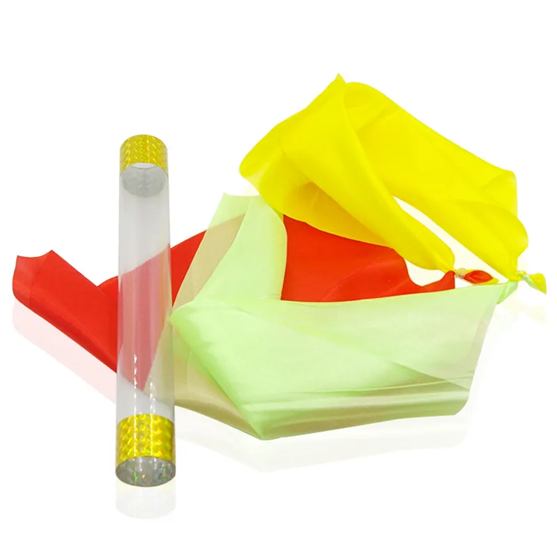 Хрустальная трубка шелковая из ПВХ магический трюк три скарвы связывающие магию