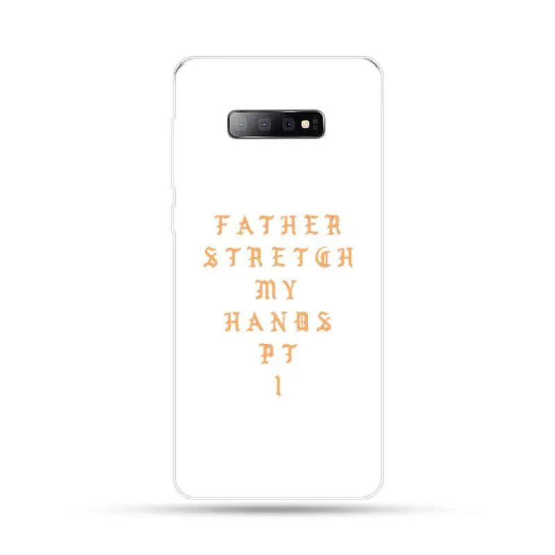 

Kanye PABLO Color text pattern Phone Case For Samsung Galaxy S5 S6 S7 S8 S9 S10 S10e S20 edge plus lite cover funda coque