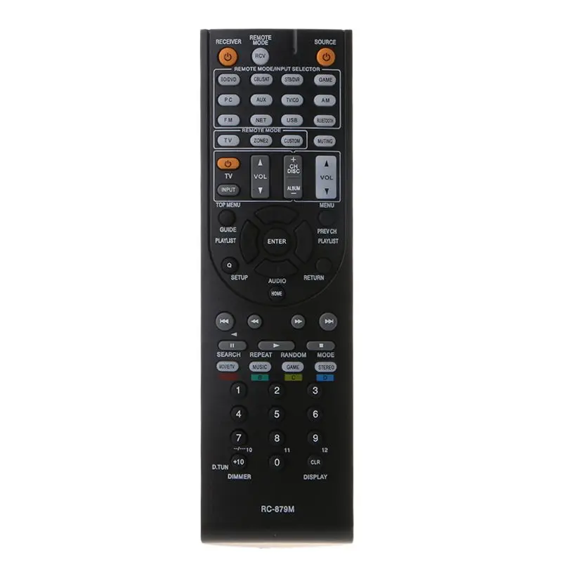 

RC-879M Replaced Remote Control Controller for Onkyo AV Receiver TX-NR535 TX-SR333 HT-R393 HT-S3700 E56B