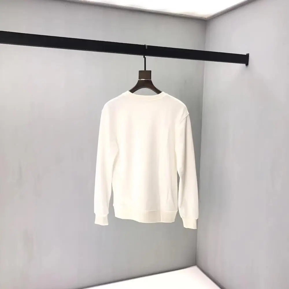 Толстовка DUYOU мужская с длинным рукавом свитшот вышивкой в виде животного