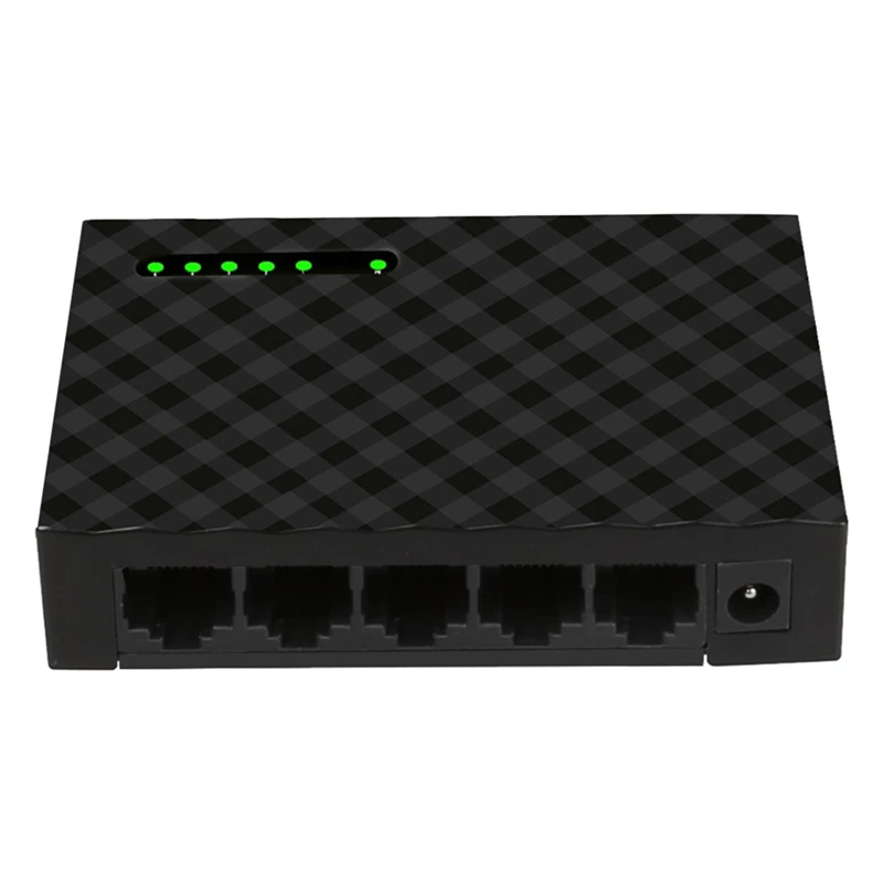 Новинка 2019 Rj45 мини 5 портов Быстрая сеть Ethernet черный переключатель концентратора