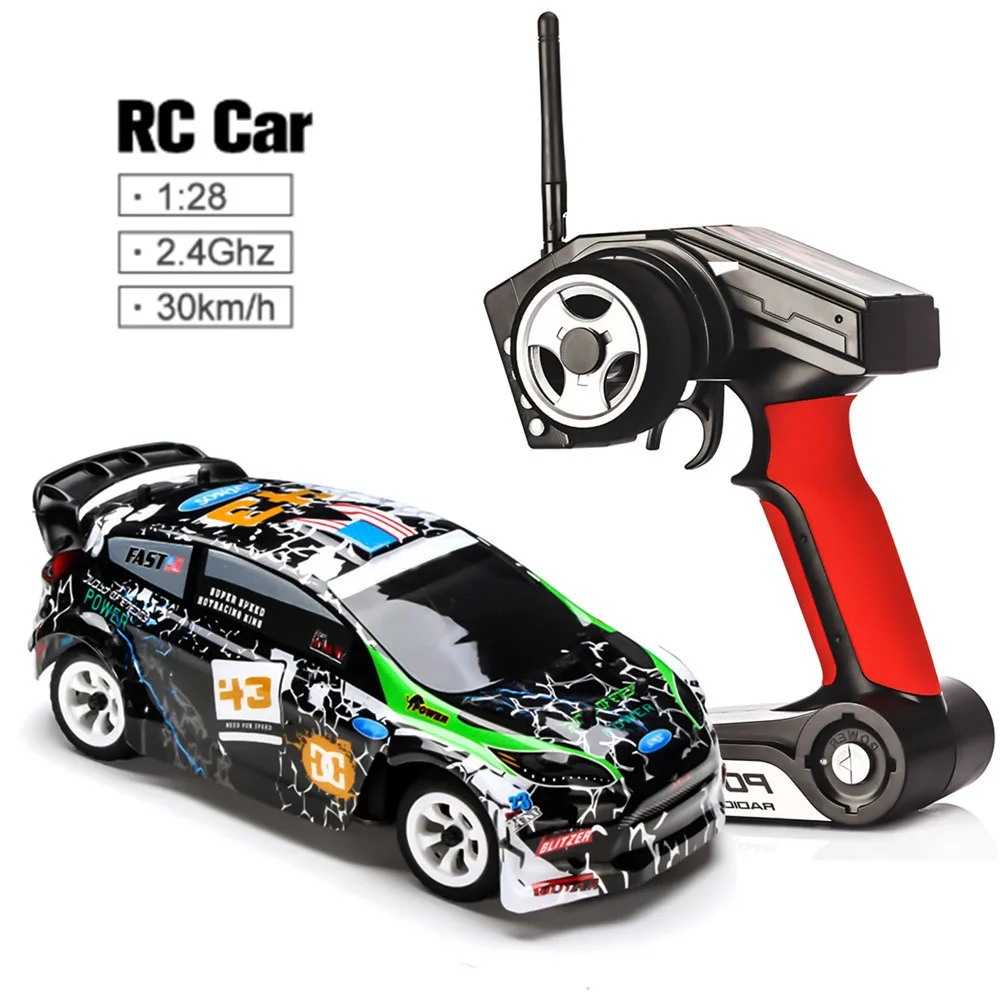 

Wltoys K989 with 2 Batteries 1/28 2.4G 4WD Brushed RC Car Alloy Chassis Vehicles RTR Model for Kid Toy Gift Off Road Machine